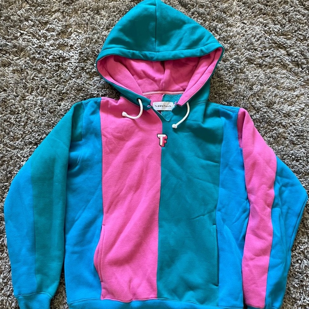 Teddy Fresh Color Block Hoodie